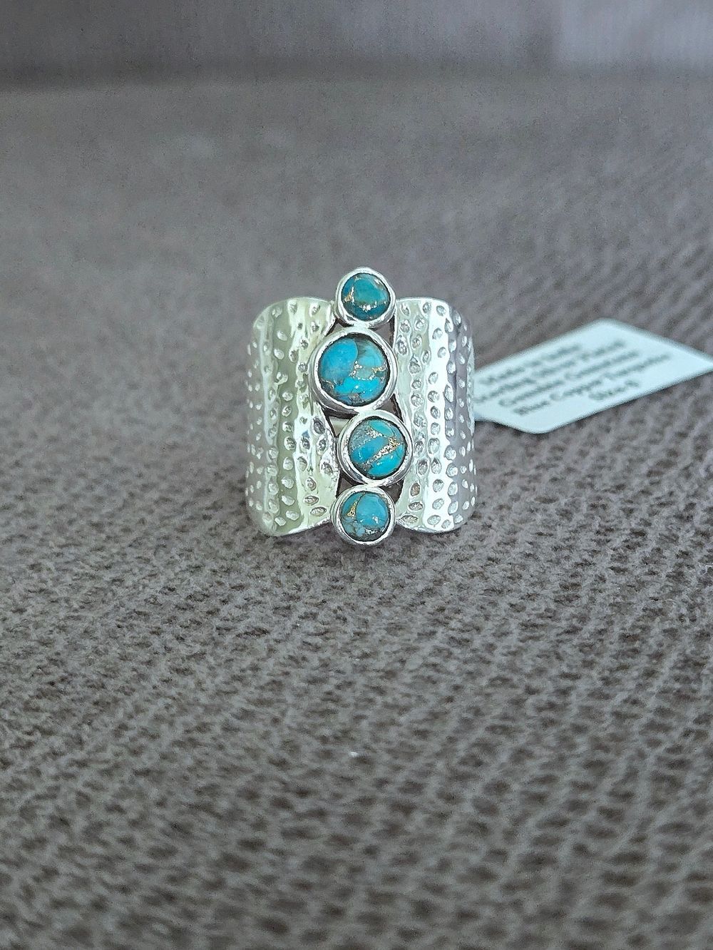 Shivam Blue🩵 Copper Turquoise Statement Ring💍 - NWT